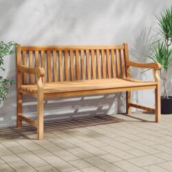 vidaXL Bancă de grădină, 150 cm, lemn masiv de tec (316639)