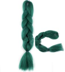 CODA'S Hair Jumbo Braid Műhaj 120cm, 100gr/csomag - Sötétzöld