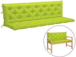 vidaXL Pernă bancă de grădină, verde aprins, 200 cm, material oxford (315051)
