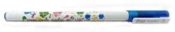 FlexOffice Golyóstoll, 0, 3 mm, kupakos, FLEXOFFICE Monstar, kék (FOGT047) (FO-047)