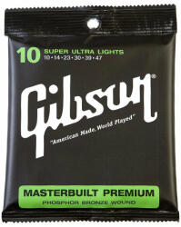 Gibson SAG-MB10 Masterbuilt Premium foszforbronz 10-47