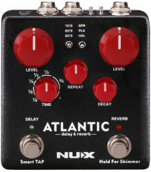 NUX NDR-5 Atlantic Delay és Reverb effekt pedál