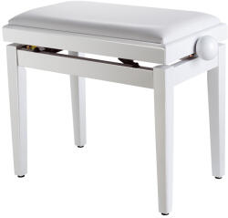 Soundsation SBH-103V SWH fa zongorapad bársony ülőfelülettel - matt fehér