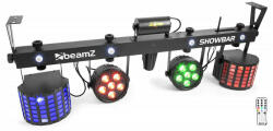 BeamZ SHOWBAR 2 x PAR, 2 x Butterfly R/G Laser DMX IRC többfunkciós LED lámpa szett
