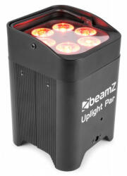 BeamZ BBP96 6x 12W Uplight PAR akkumulátoros LED lámpa