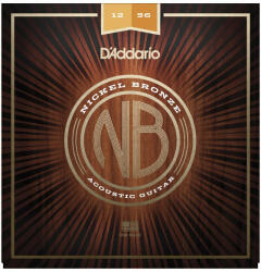 D'Addario NB1256 Nickel Bronze akusztikus gitárhúr 12-56