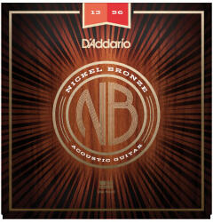 D'Addario NB1356 Nickel Bronze akusztikus gitárhúr 13-56