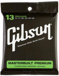 Gibson SAG-MB13 Masterbuilt Premium foszforbronz 13-56
