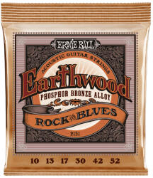 Ernie Ball 2151 Earthwood Phosphor Bronze Rock & Blues 10-52