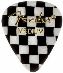 Fender 351 Shape Checker Board Celluloid gitárpengető - medium