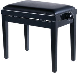 Soundsation SBH-100P BK fa zongorapad, műbőr ülőfelülettel - magasfényű fekete