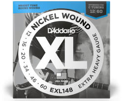 D'Addario EXL148 Nickel "Drop C" 12-60