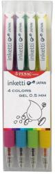 PENAC Stilouri Set 4 pixuri cu gel PENAC Inketti - culori asortate (P-BA3601EF-2WP4) - pcone