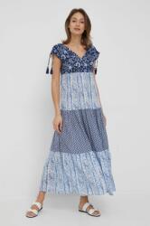 Pepe Jeans rochie din bumbac Marielle maxi, oversize PPYY-SUD1TS_55X