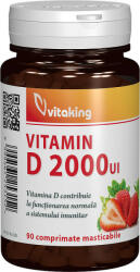 Vitaking - Vitamina D 2000 UI VItaking comprimate masticabile 90 comprimate masticabile