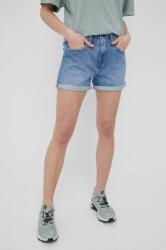 Pepe Jeans pantaloni scurti jeans Mable Short femei, neted, medium waist PPYY-SZD0L6_55X