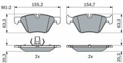 Bosch set placute frana, frana disc BOSCH 0 986 424 621 (0 986 424 621)