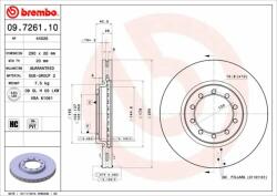 BREMBO Disc frana BREMBO PRIME LINE 09.7261. 10 (09.7261.10)