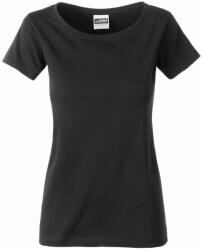 Daiber Tricou clasic de damă din bumbac organic 8007 - Neagră | 2XL (8007-1772755)