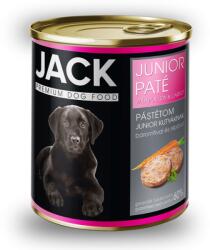 Jack Premium Dog Food Junior Pate cu pui si morcov 800g