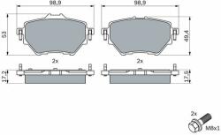 Bosch set placute frana, frana disc BOSCH 0 986 424 878 - automobilus