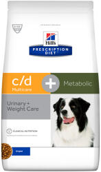 Hill's Prescription Diet Hill's Prescription Diet Canine száraz kutyatáp- c/d Multicare Urinary Care + Metabolic kutyatáp (2 x 12 kg)