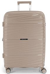 Gabol KIBA bézs négykerekű bővíthető nagy bőrönd GA-1220L