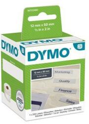 DYMO Etikett, LW nyomtatóhoz, 12x50 mm, 220 db etikett (S0722460)