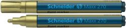 Schneider Marker cu vopsea SCHNEIDER Maxx 270, varf rotund 1-3mm - auriu (S-127053) - officeclass