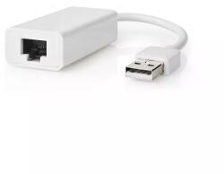 Nedis Adaptor retea USB-A tata - RJ45 tata 10/100Mbit 0.2m alb Nedis (CCGP60950WT02) - sogest