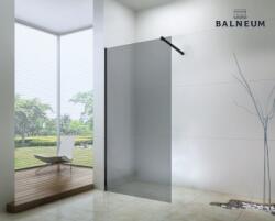 Balneum Royal Walk-In zuhanyfal fekete profillal füst üveggel, 140x200 cm (BL-101-140B)