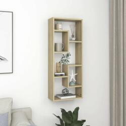 vidaXL Raft de perete, stejar sonoma, 36x16x90 cm, PAL (803014) Raft