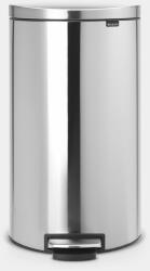 Brabantia FlatBack+ pedálos prémium szemetes 30 liter, Matt Steel Fingerprint Proof