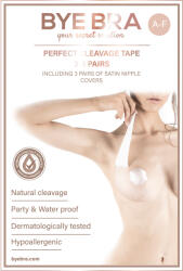 Bye Bra Perfect Cleavage Tape A-F Nude 3-6 Pairs