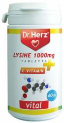 Dr. Herz Lysine-HCL 1000mg + C-vitamin tabletta - 120db - bio