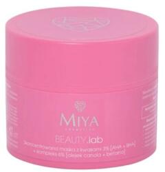 Miya Cosmetics Mască concentrată pentru față - Miya Cosmetics Beauty Lab Concentrated Mask With Acids 3% AHA + BHA + Soothing Complex 6% 50 g