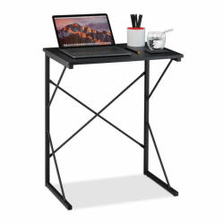  Modern laptop asztal fekete 75x60x40 cm 10034308