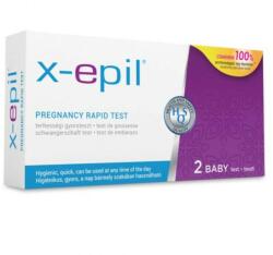 X-Epil terhességi gyorsteszt csíkok (2db, 25mIU/ml)