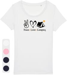 Under The Pines Tricou Femei Peace Love Camping - underthepines - 94,00 RON