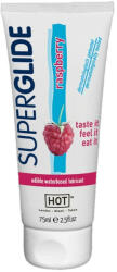 HOT Superglide ehető síkosító - málna 75 ml