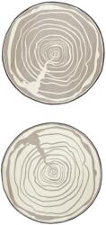 Esschert Design Fatörzs mintás, kör alakú, kétoldalú kültéri szőnyeg (OC34)