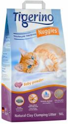 Tigerino Tigerino Nuggies Nisip pisici - Parfum de pudră bebeluși 14 l (cca. kg)