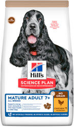 Hill's 2x14kg Hill's Science Plan Mature Adult 7+ No Grain csirke száraz kutyatáp