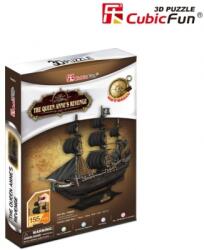 CubicFun Puzzle 3D Nava Queen Anne 155 Piese Cubicfun ACUT4005h Puzzle