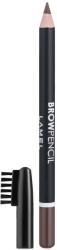 LAMEL Make Up Creion pentru sprâncene cu perie - LAMEL Make Up Brow Pencil 402 - Graphite