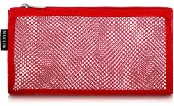 MAKEUP Trusă cosmetică de voiaj Red mesh, 22 x 10 cm - MAKEUP