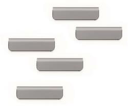 Durable Jegyzettartó klip, öntapadó, mágneses, DURAFIX CLIP, ezüst