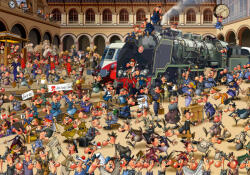 Bluebird Puzzle 90034 - French Train Station - 1000 db-os puzzle (90034)