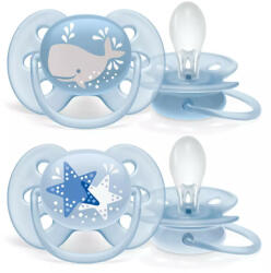 Philips Avent Ultrasoft játszócumi fiús 6-18hó 2db
