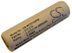 VHBW Elektromos szerszám akkumulátor Wahl 00040-100, 370-216 - 3000 mAh, 2.4 V, NiMH (WB-8001098788)
